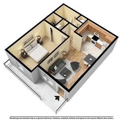 One bedroom apartment available